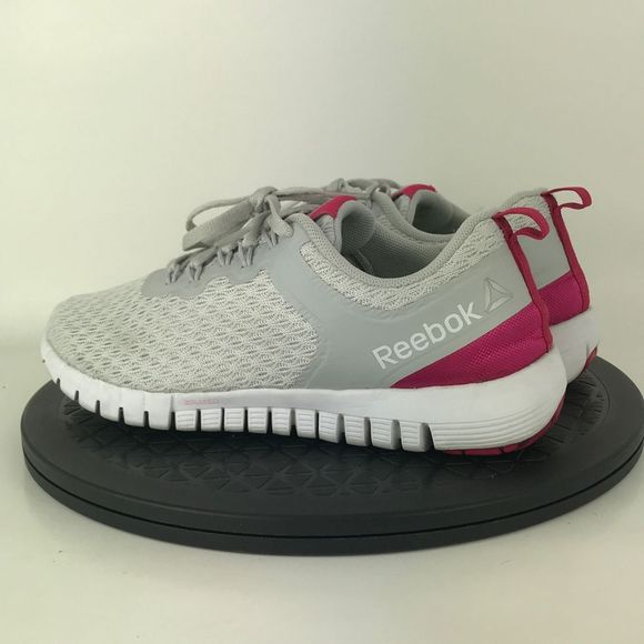 Reebok Zrated Gray/Pink Athletic Running Shoes BS7523 Women's Size 6.5 - Picture 7 of 12